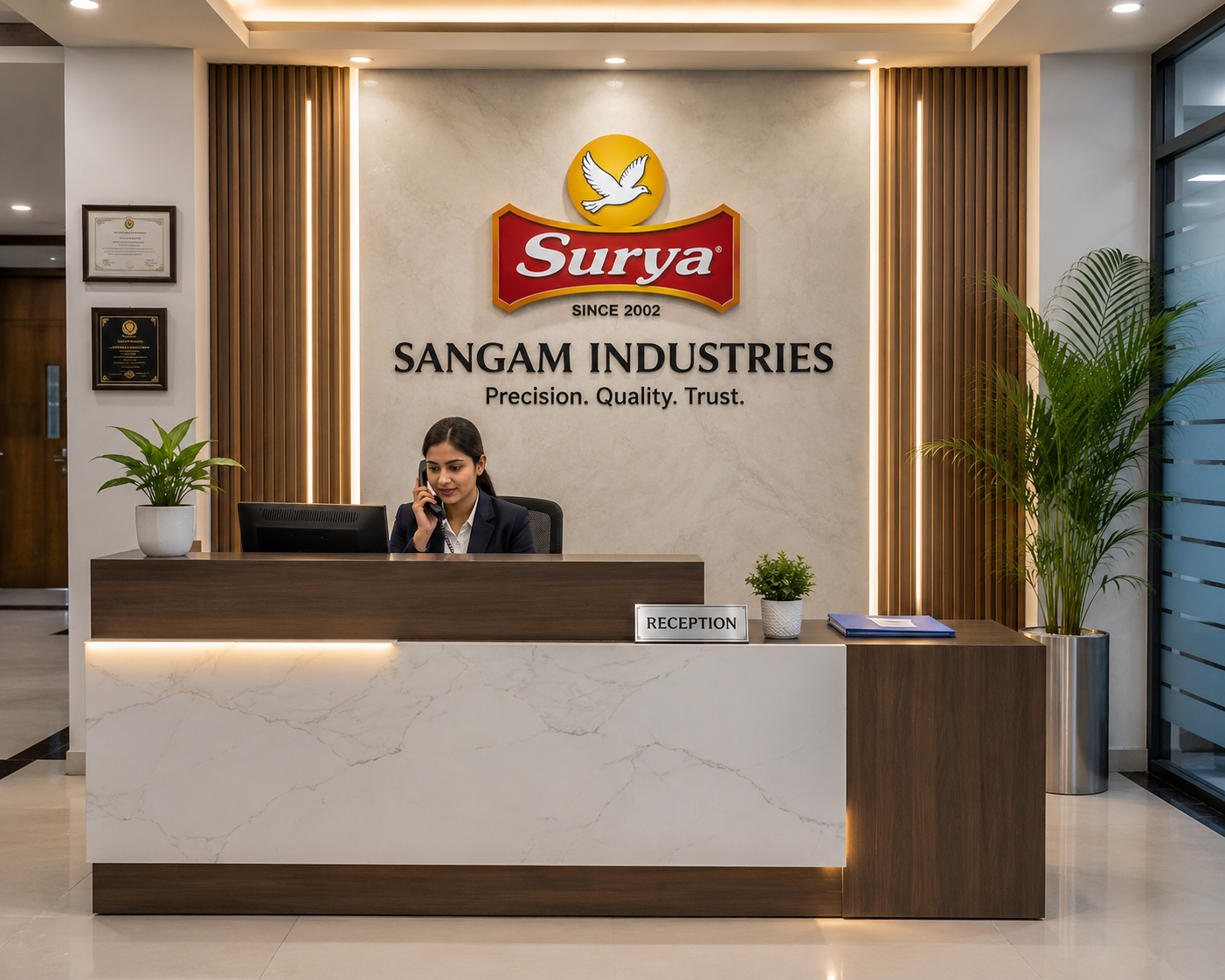 Sangam Industries Reception
